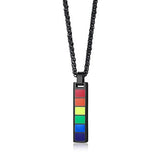 LGBTQ Gay Traffic Light Necklace