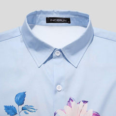 Tropical Bird Short Sleeve Printed Shirt