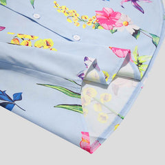 Tropical Bird Short Sleeve Printed Shirt