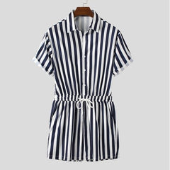 Sailor Striped Romper