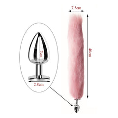 Bunny Tail Butt Plug With Ear Headband