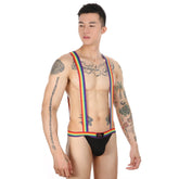 Rainbow Pride Suspender Underwear Outfit