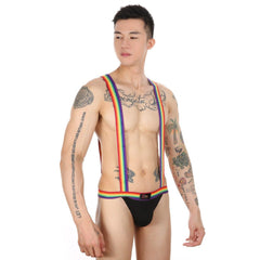 Rainbow Pride Suspender Underwear Outfit