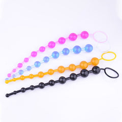 Colorful Silicone Anal Beads