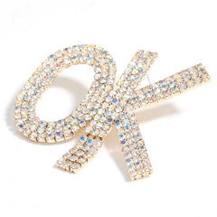 OK Rhinestone Earrings