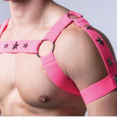 Fluorescent Glow In The Dark Elastic Harness