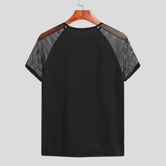 Patchwork Gay Mesh T-Shirt