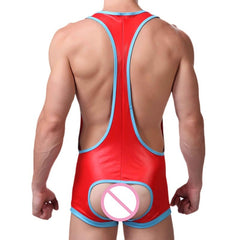 Kinky Vegan Leather Bodysuit