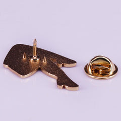 Fishnet Stockings Enamel Pin