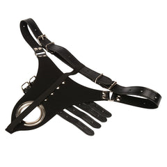 Strapped BDSM Penis Restraint Belt With Buckles