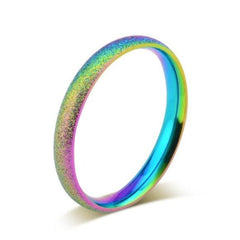 Sand Blast Finish Pride Ring