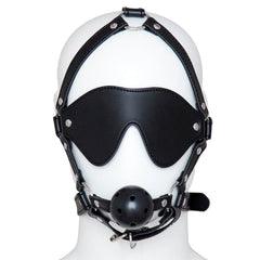 BDSM Gagged Hood