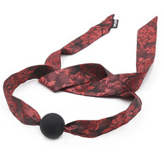 Sexy Satin Ball Plug Mouth Gag