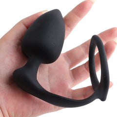 Rapture Cock Ring With Butt Plug