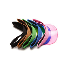 Neon Green Transparent Sun Visor
