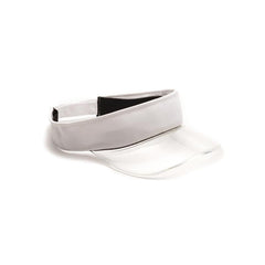 Plain White Transparent Sun Visor