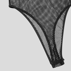 Black Mesh Bodysuit