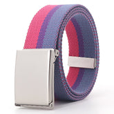 Bisexual Pride Flag Canvas Belt