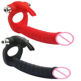 Vibrating Double Penetration Dildo