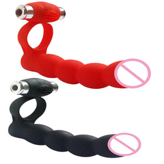 Vibrating Double Penetration Dildo