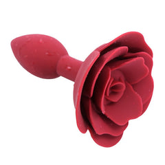 Silicone Rose Butt Plug