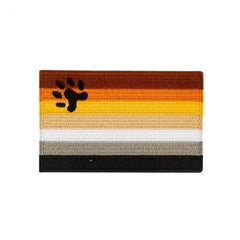 Gay Bear Brotherhood Flag Iron On Embroidered Patch