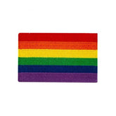 Gay Pride Flag Iron On Embroidered Patch