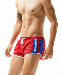 Seobean Mens Gym Short Shorts