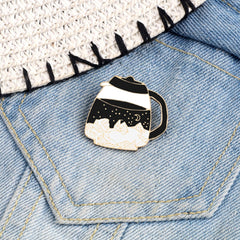 Nature In My Coffee Enamel Pin