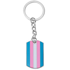 Transgender Pride Keychain