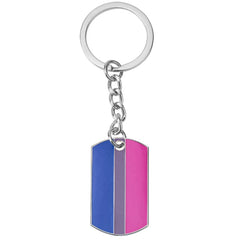 Bisexual Pride Keychain