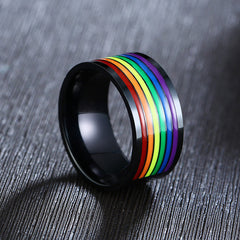 Rainbow Pride Flag Ring