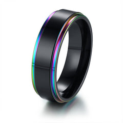 Black Chromatica Pride Ring