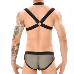 Erotic Mesh Harness + Underwear Outfit