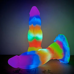 Luminous Glow In The Dark Dragon Dildo With Suction Cup