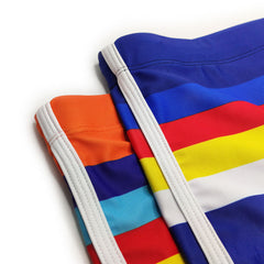 Sexy Striped Swim Trunks