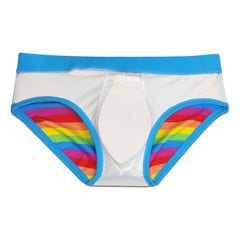 Retro Rainbow Swim Briefs