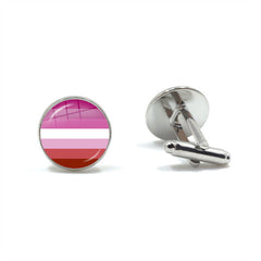 Lesbian Pride Cufflinks