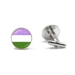 Genderqueer Pride Cufflinks