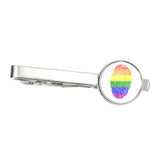LGBT Fingerprint Tie Clip