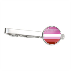Lesbian Pride Tie Clip
