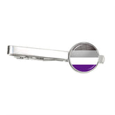 Asexual Pride Tie Clip