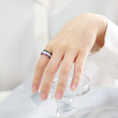 Asexual Pride Ring