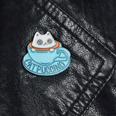 Catpuccino Enamel Pin