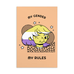 My Gender My Rules Postcard