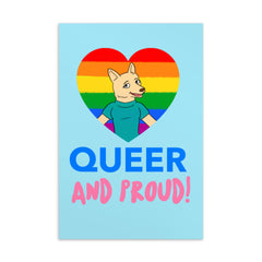 Queer And Proud Postcard
