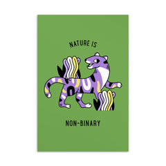 Nature Is Non-Binary Postcard