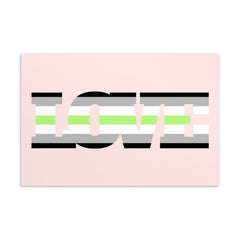 Agender Love Postcard
