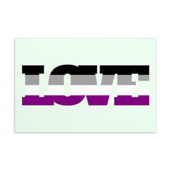 Asexual Love Postcard