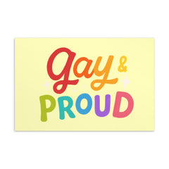 Gay & Proud Postcard